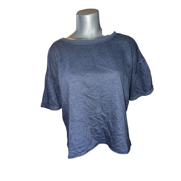 Victoria’s Secret blue short sleeve open back t shirt XS - Picture 1 of 3